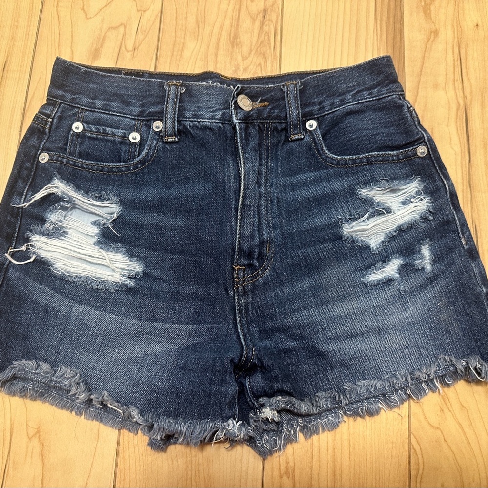 American Eagle Denim Distressed Women's Shorts Size 00